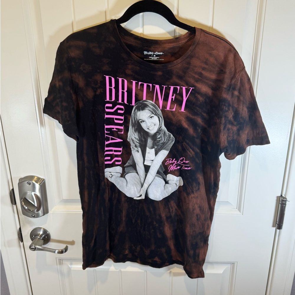 Britney Spears Custom Bleach Dyed Unisex Medium Tee